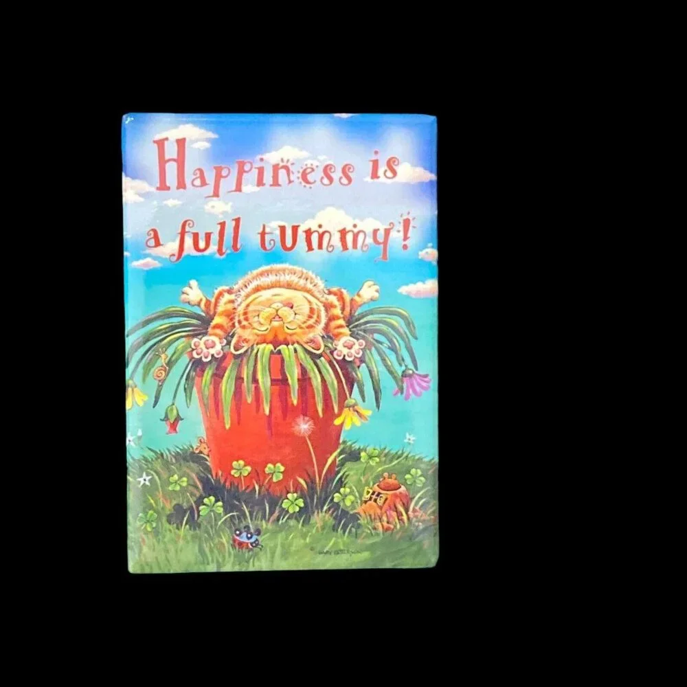 Leanin Tree Greeting Card & Magnet Set LAZY DAY AFTERNOON Cat Dog Gary Patterson